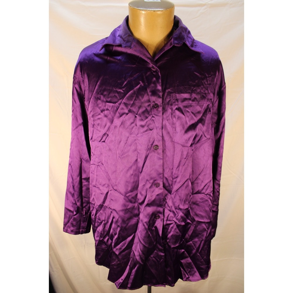 Victoria Secret Long Sleeve Button Up Shirt Pajama Top Size XS